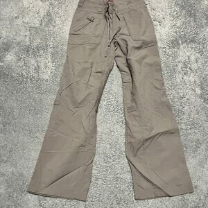 The North Face Pants Womens 2 Short (28x28.5) Gray Roll Up Hiking Nylon